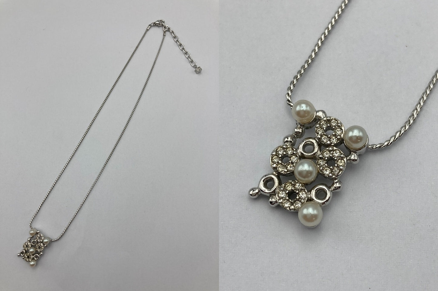 NINA RICCI ニナリッチ ネックレス イヤリング ピンブローチ セット 中古 D4