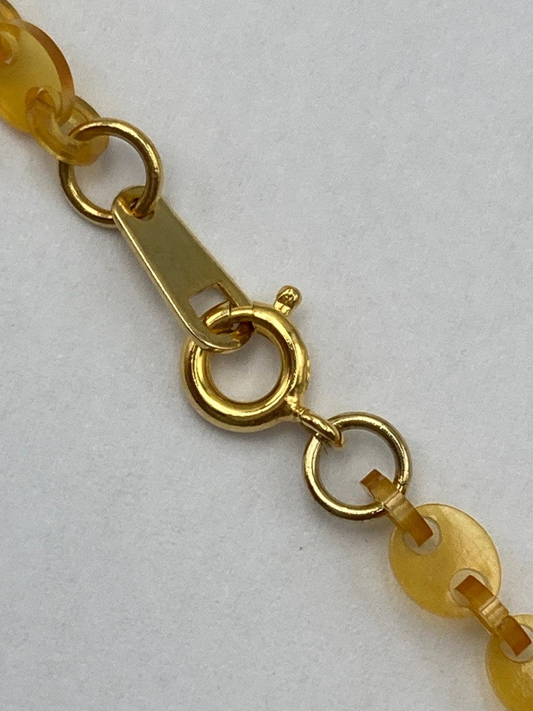 本鼈甲 べっ甲 白甲 ネックレス 中古 D4