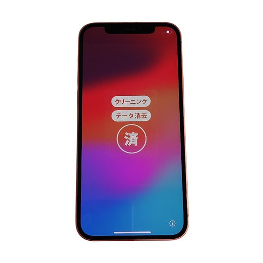 Apple iPhone 12 128GB スマートフォン 5G SIMフリー デュアルカメラ レッド MGHW3J/A 中古 T1