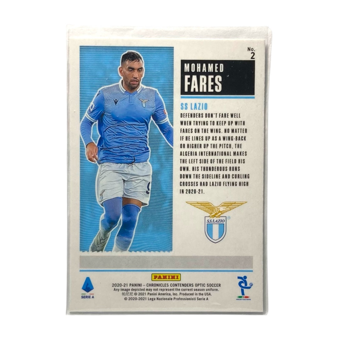 PANINI サッカーカード CHRONICLES CONTENDERS OPTIC MOHAMED FARES LAZIO #2 中古 IT2