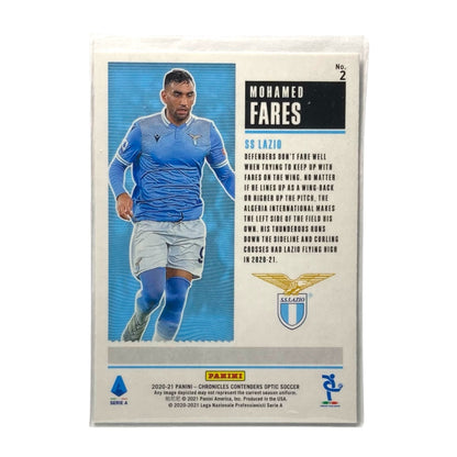 PANINI サッカーカード CHRONICLES CONTENDERS OPTIC MOHAMED FARES LAZIO #2 中古 IT2