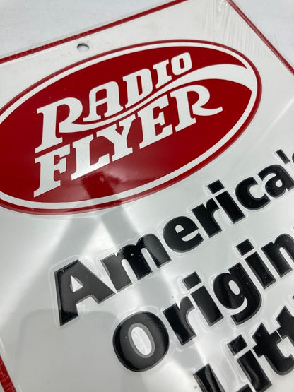 RADIO FLYER  ラジオフライヤー TIN SIGN 看板 プレート 中古 D4
