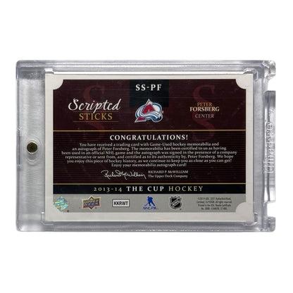 UPPER DECK NHLカード THE CUP PETER FORSBERG COLORADO AVALANCHE /35 #SS-PF 中古 IT2