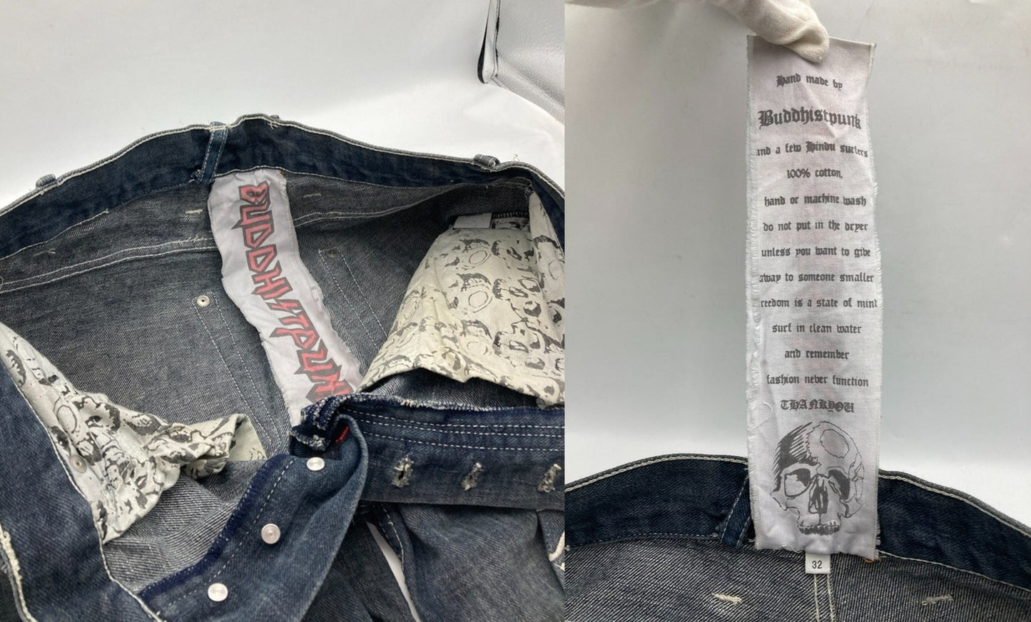 BUDDHIST PUNK(ブディストパンク) デニムパンツ サイズ32 メンズ 中古 D4