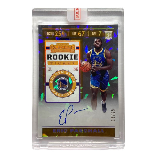 未開封品 PANINI NBAカード CONTENDERS ERIC PASCHALL WARRIORS 13/25 #139 中古 IT2
