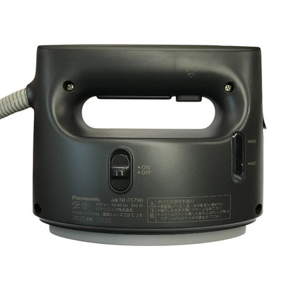 Panasonic パナソニック 衣類スチーマー カームブラック 360°パワフルスチーム アイロン 脱臭 除菌 NI-FS790-K 中古 T1