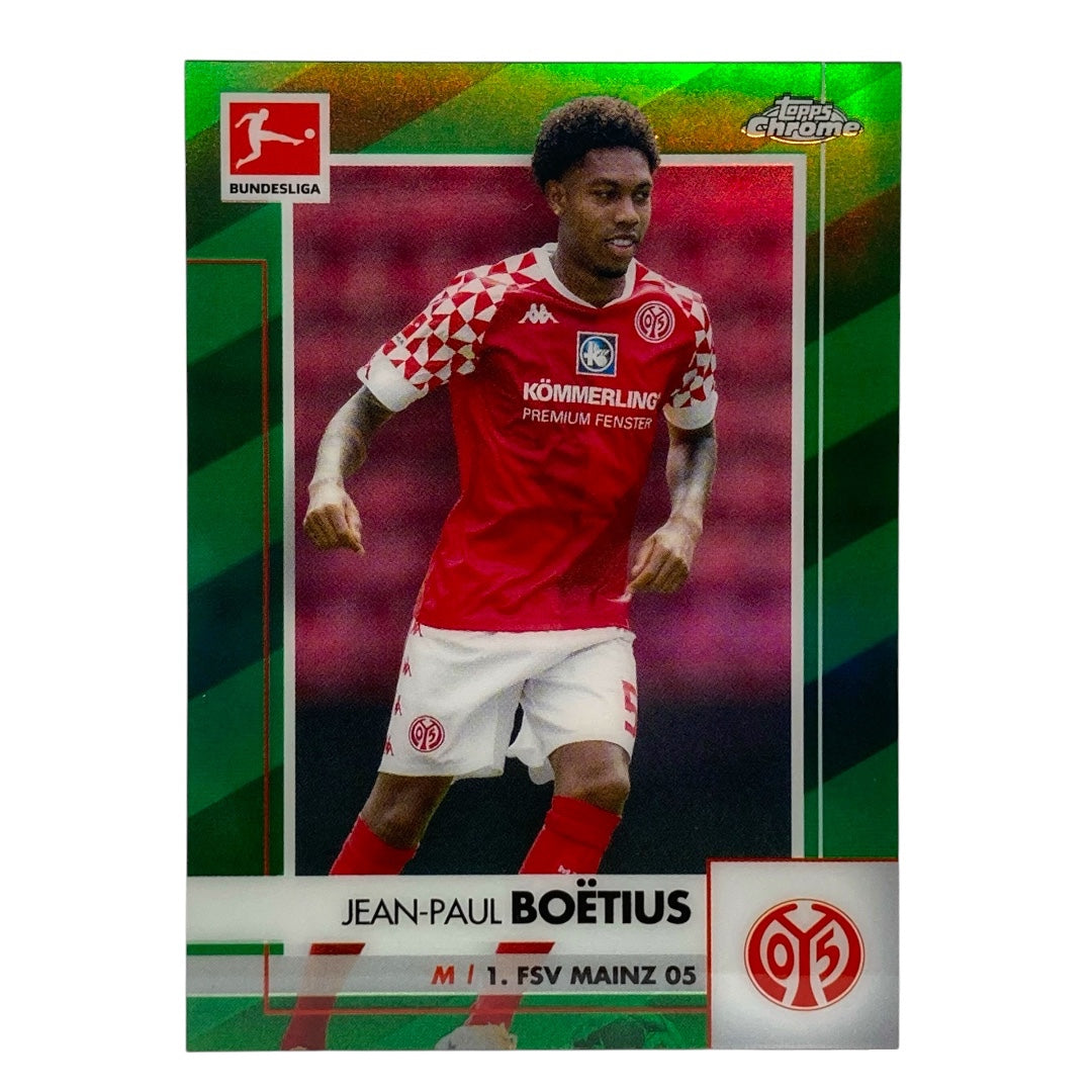 TOPPS サッカーカード CHROME JEAN-PAUL BOETIUS MAINZ 74/99 #69 中古 IT2