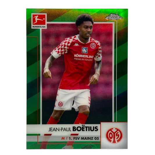 TOPPS サッカーカード CHROME JEAN-PAUL BOETIUS MAINZ 74/99 #69 中古 IT2