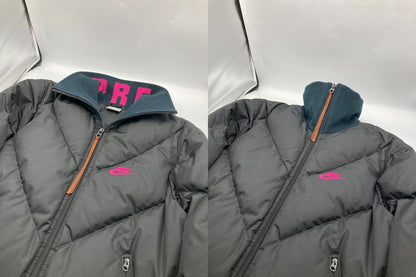 NIKE ナイキ ハイネック ダウンジャケット H6QVE 169662 サイズL レディース 中古 D4