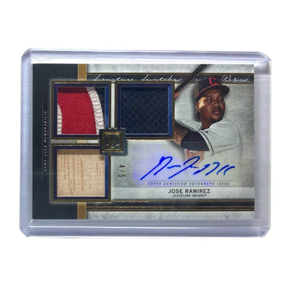 TOPPS MLBカード MUSEUM COLLECTION JOSE RAMIREZ CLEVELAND INDIANS /5 #SSTA-JR 中古 IT2
