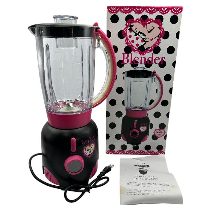 ベティ・ブープ ベティちゃん ミキサー 1033 Blender ブレンダー 家電 キャラクター サンリオ 中古 W４