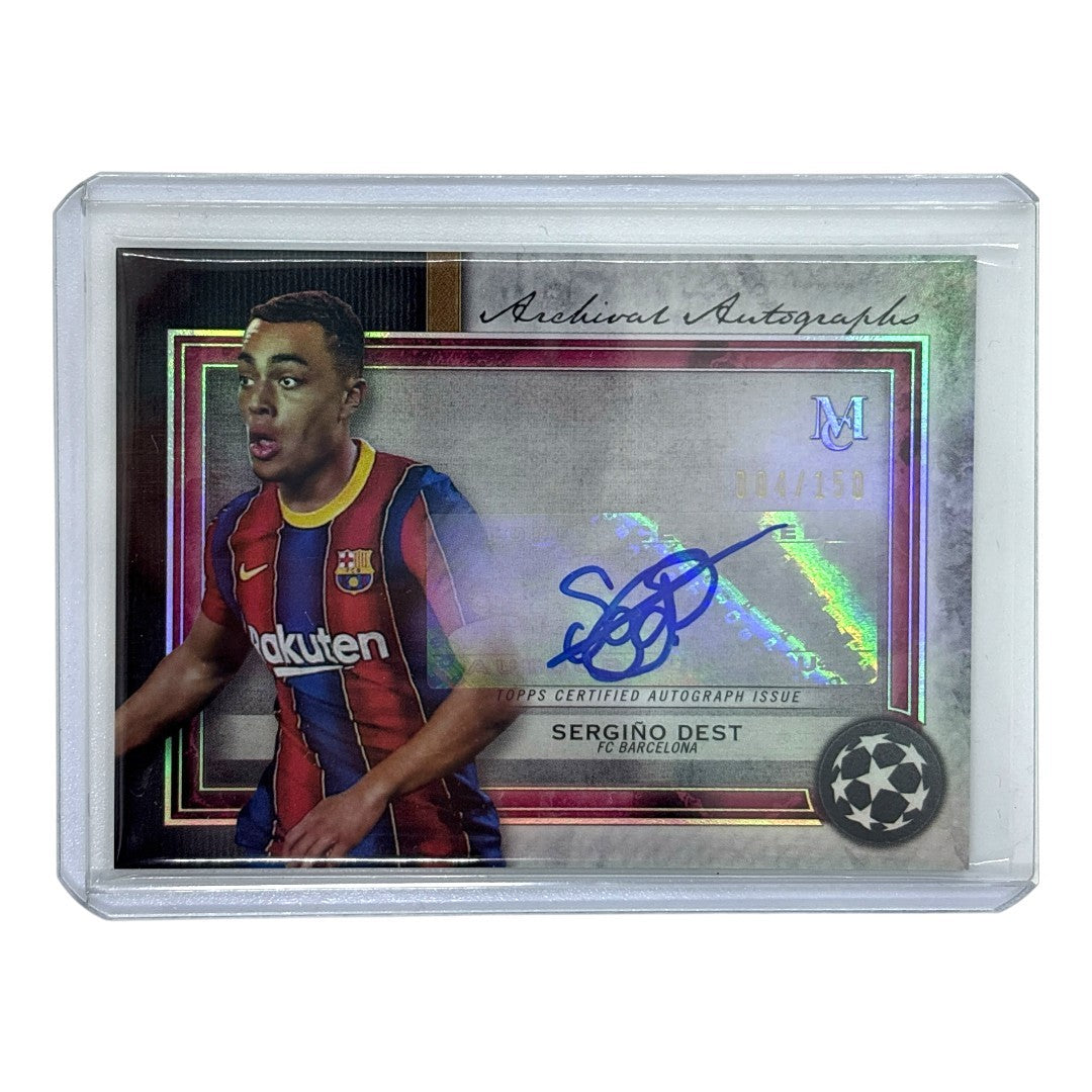 TOPPS サッカーカード MUSEUM COLLECTION SERGINO DEST BARCELONA /150 #AA-SD 中古 IT1