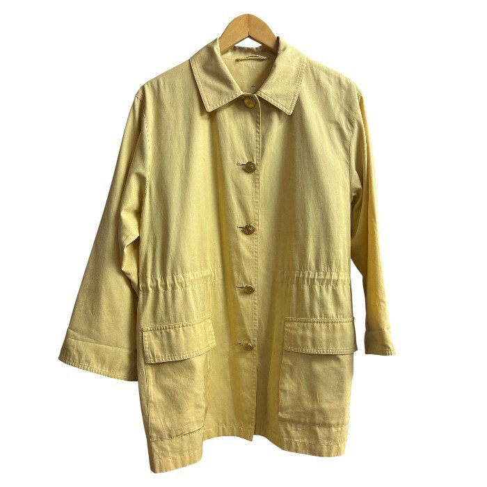 Burberrys バーバリーズ ヴィンテージ ステンカラー コート ノバチェック 金ボタン 40 FNA62-257 アウター ドローコード 春 秋 ライトアウター チェック柄 中古 W４