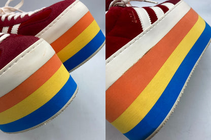 GUCCI×adidas グッチ×アディダス GAZELLE ガゼル 厚底 スニーカー 707871 サイズ23.5cm レディース 中古 D4