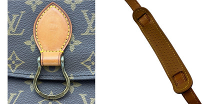 LOUIS VUITTON ルイヴィトン モノグラム サンクルーPM ショルダーバッグ ブラウン ドイツ製 M51243 鞄 小さめ ブランド 斜め掛け 中古 W４