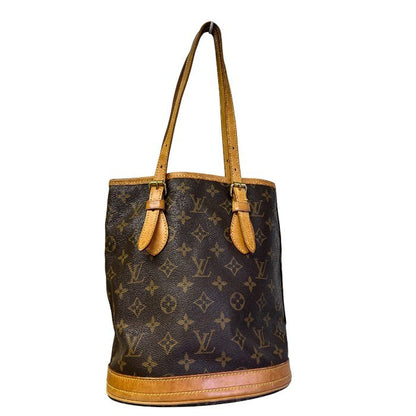 LOUIS VUITTON ルイヴィトン バケットPM モノグラム M42238 トートバッグ 鞄 ブランド レディース 中古 W1