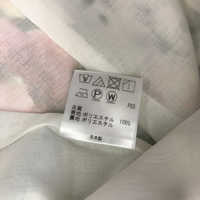 TOCCA トッカ LOVE GARDEN ワンピース レディース ノースリーブ 洗える ウォッシャブル ラブガーデン ドレス ホワイト系マルチカラー 2サイズ OPTOBA0100 中古 T1
