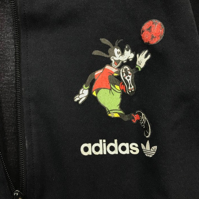 adidas アディダス ディズニー グーフィー トラックジャケット メンズ フルジップ ジャージ スリーストライプス ネイビー 938005 中古 T1