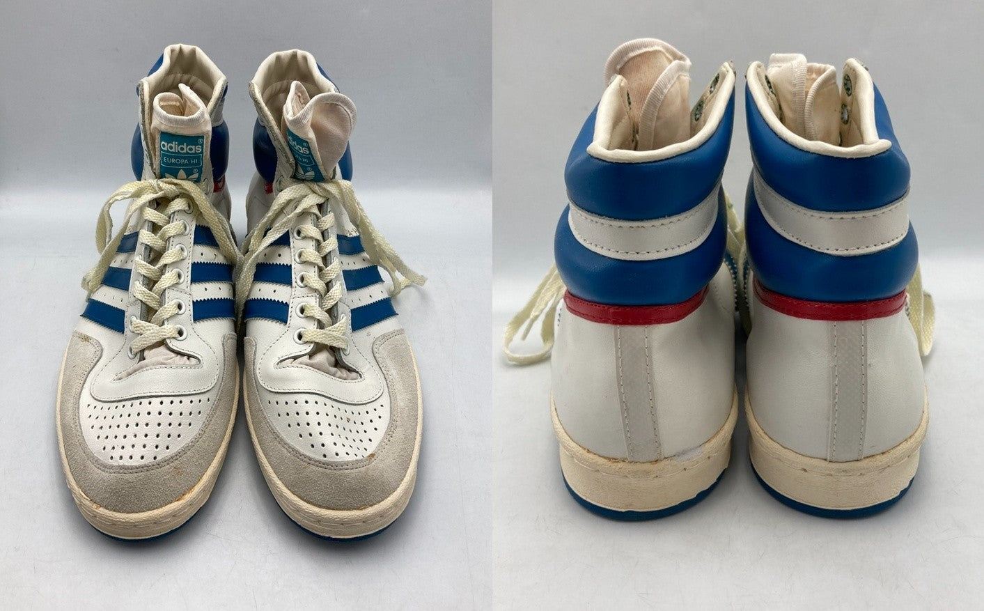 adidas EUROPA-HI アディダス ヨーロッパ ハイ ハイカットスニーカー サイズ US12 メンズ 中古 D4