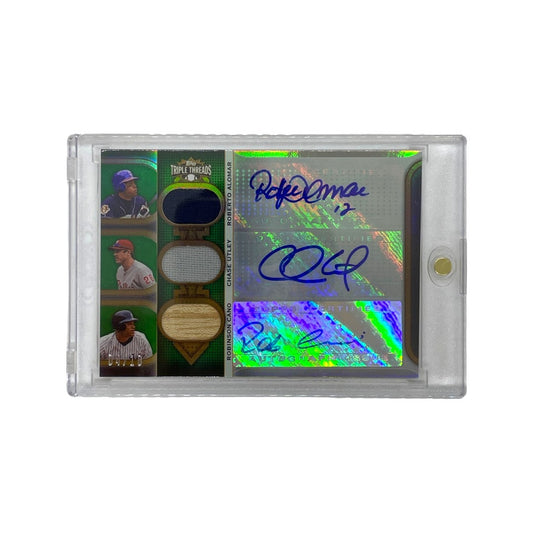 TOPPS MLBカード TRIPLE THREADS ROBERTO ALOMAR CHASE UTLEY ROBINSON CANO 04/18 #TTARC-1 中古 IT1