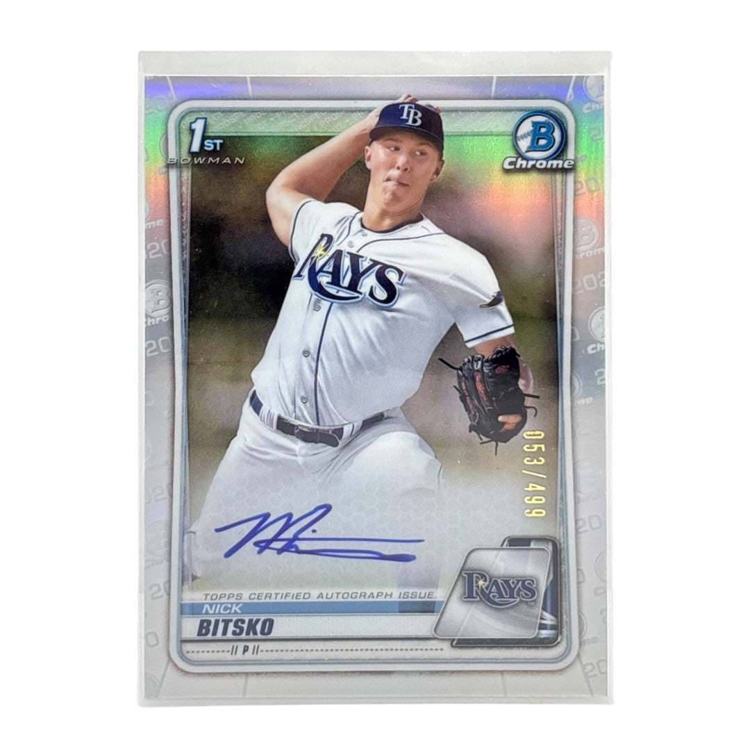 TOPPS MLBカード BOWMAN CHROME 1ST NICK BITSKO TAMPA BAY RAYS /499 #CDA-NB 中古 IT1