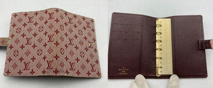 LOUIS VUITTON ルイヴィトン モノグラムミニ アジェンダPM 手帳カバー R20912 中古 D4