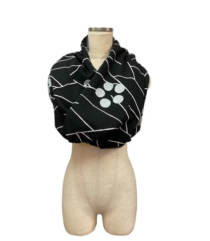 SOU・SOU ソウソウ 梳毛単糸織物 モスリン えりまき 首まき 羊毛100％ 中古 D4