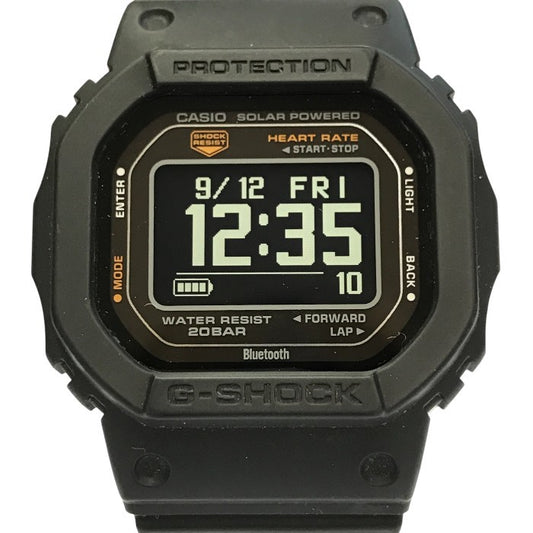CASIO G-SHOCK 腕時計 メンズ デジタル G-SQUAD ランニング アプリ連動 睡眠計測 DW-H5600-1JR 中古 T1