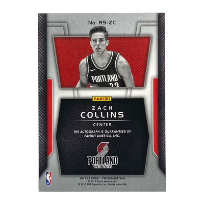 PANINI NBAカード PRIZM ZACH COLLINS PORTLAND TRAIL BLAZERS #RS-ZC 中古 IT2