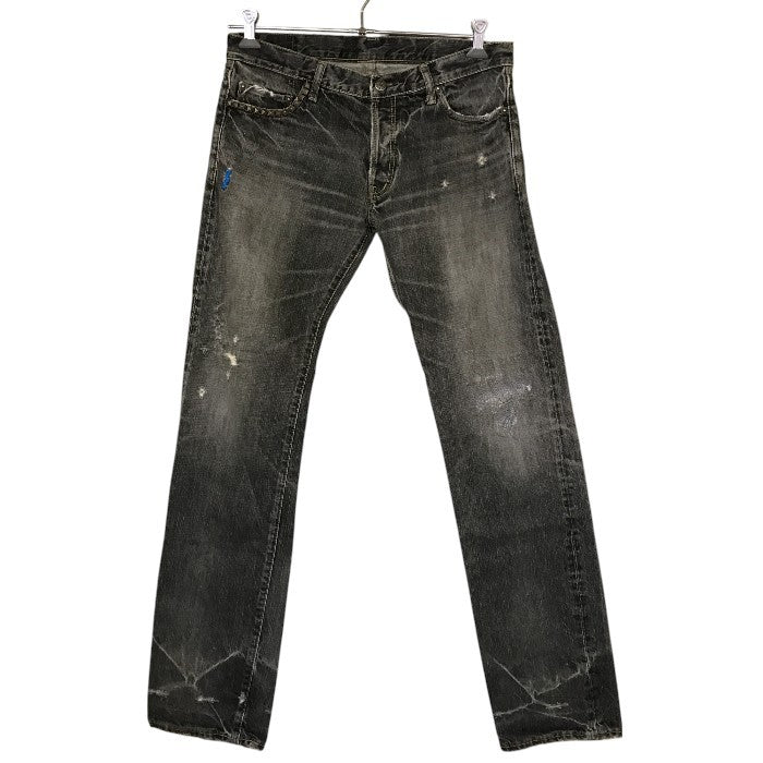 HYSTERIC GLAMOUR ヒステリックグラマー ジーンズ メンズ スタッズ ダメージ加工 32インチ デニム ボトムス カジュアル 中古 W1