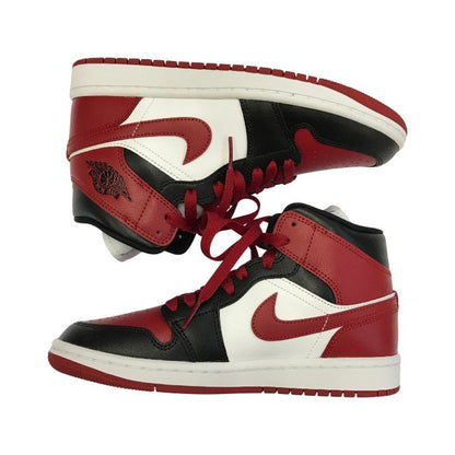 NIKE ナイキ エアジョーダン 1 スニーカー レディース バスケット AIR JORDAN レッド/ブラック/ホワイト MID 23.0cm BQ6472-079 中古 T1
