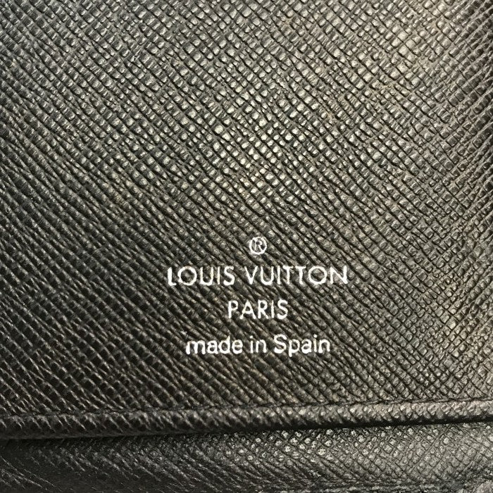 LOUIS VUITTON ルイヴィトン ダミエ グラフィット ジッピーウォレット・ヴェルティカル 長財布 メンズ ラウンドファスナー ジップ グレー N63095 中古 T1