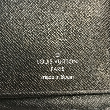 LOUIS VUITTON ルイヴィトン ダミエ グラフィット ジッピーウォレット・ヴェルティカル 長財布 メンズ ラウンドファスナー ジップ グレー N63095 中古 T1