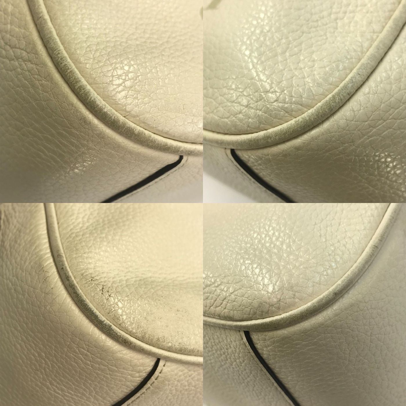COACH コーチ ショルダーバッグ レディース レザー 馬車 ロゴ 斜め掛け アイボリー F75818 中古 T1