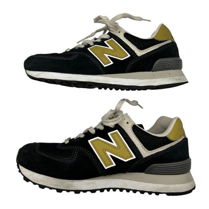 New Balance ニューバランス スニーカー 574 ML574EO2 24.5cm レディース メンズ ユニセックス 靴 シューズ 中古 W４
