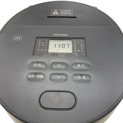 アイリスオーヤマ 炊飯器 3.0合 IH式 アッシュ RC-ISA30AZ-HA 中古 Y1