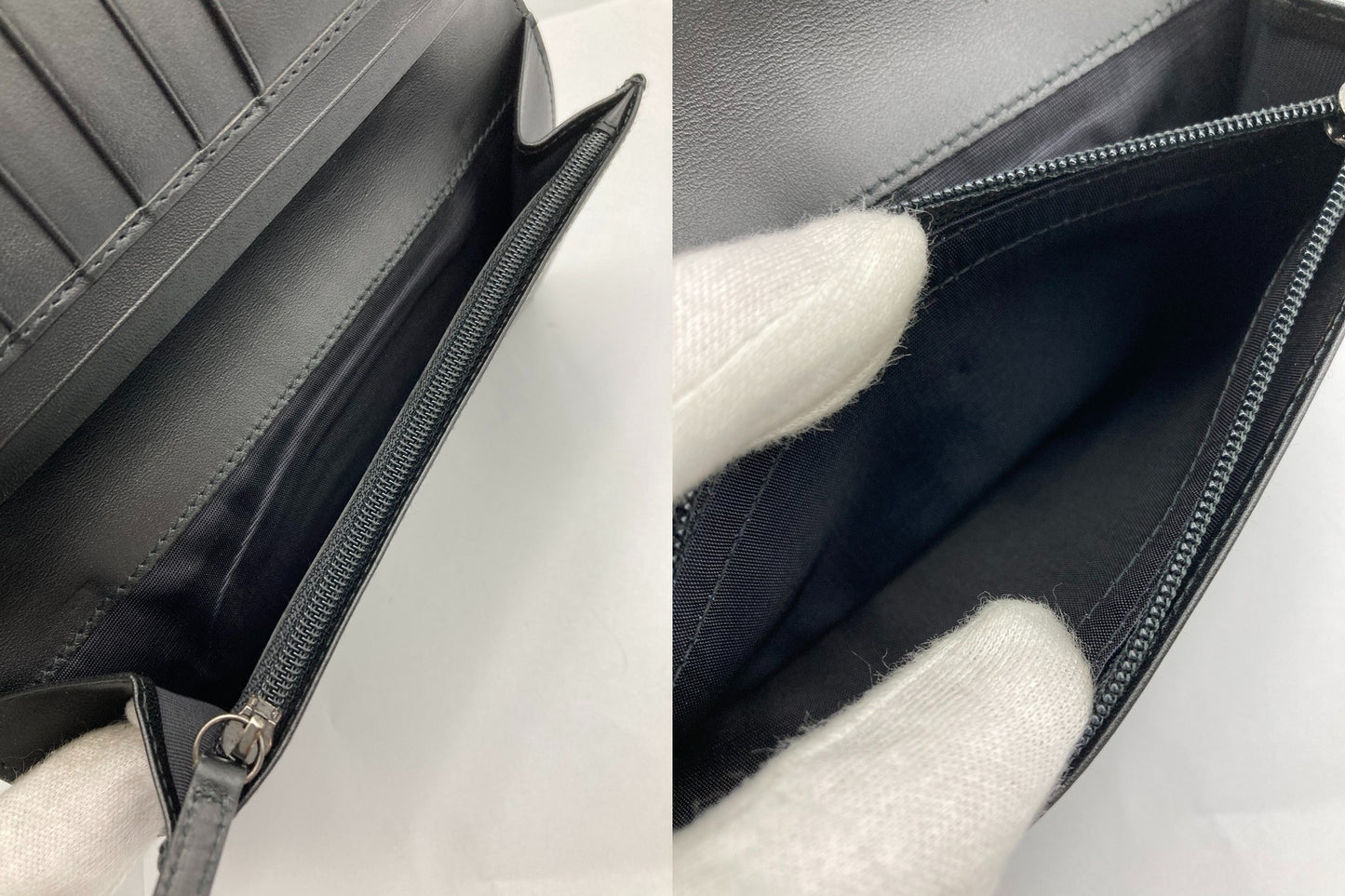 Salvatore Ferragamo フェラガモ ガンチーニ 二つ折り長財布 中古 D4