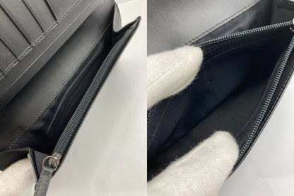 Salvatore Ferragamo フェラガモ ガンチーニ 二つ折り長財布 中古 D4