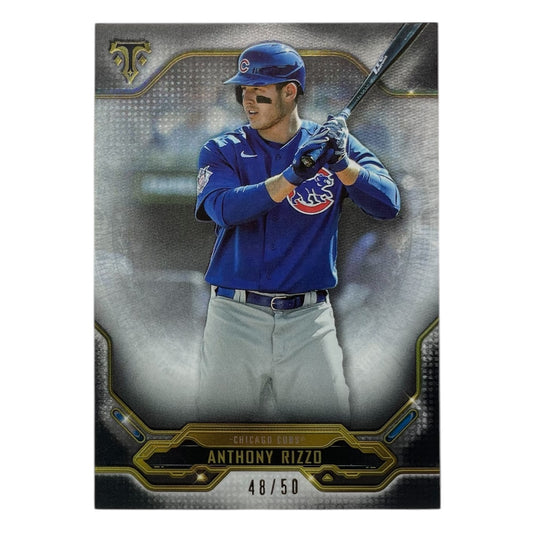 TOPPS MLBカード TRIPLE THREADS ANTHONY RIZZO CHICAGO CUBS /50 #19 中古 IT2