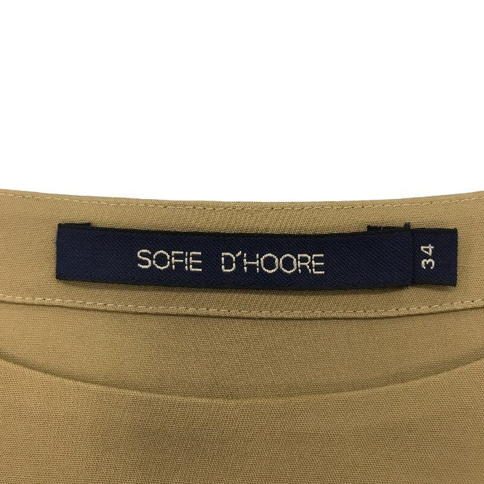SOFIE DHOORE ソフィドール ワンピース 34 ブラウン 長袖 レディース 春 秋 中古 KW1