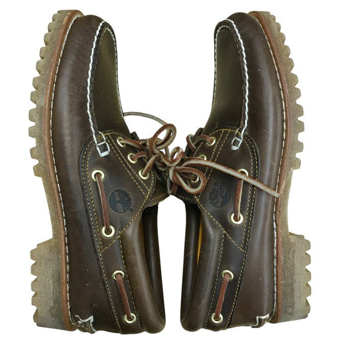 Timberland ティンバーランド モカシンシューズ メンズ オールシーズン レザー ブラウン 7.5W 30003 中古 N1