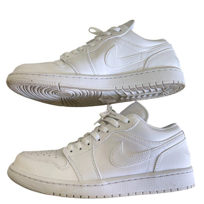 NIKE ナイキ エアジョーダン 1 トリプルホワイト 27cm 553558-136 靴 シューズ スニーカー 中古 W1