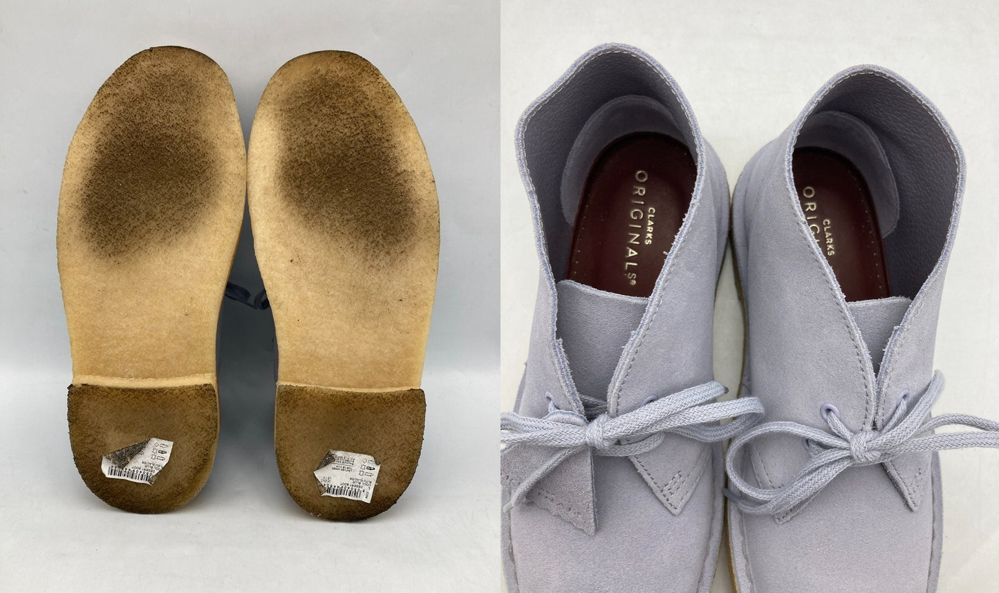 CLARKS クラークス デザートブーツ 350G クールブルー サイズ23.5cm レディース 中古 D4