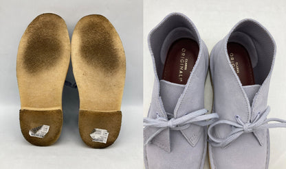CLARKS クラークス デザートブーツ 350G クールブルー サイズ23.5cm レディース 中古 D4