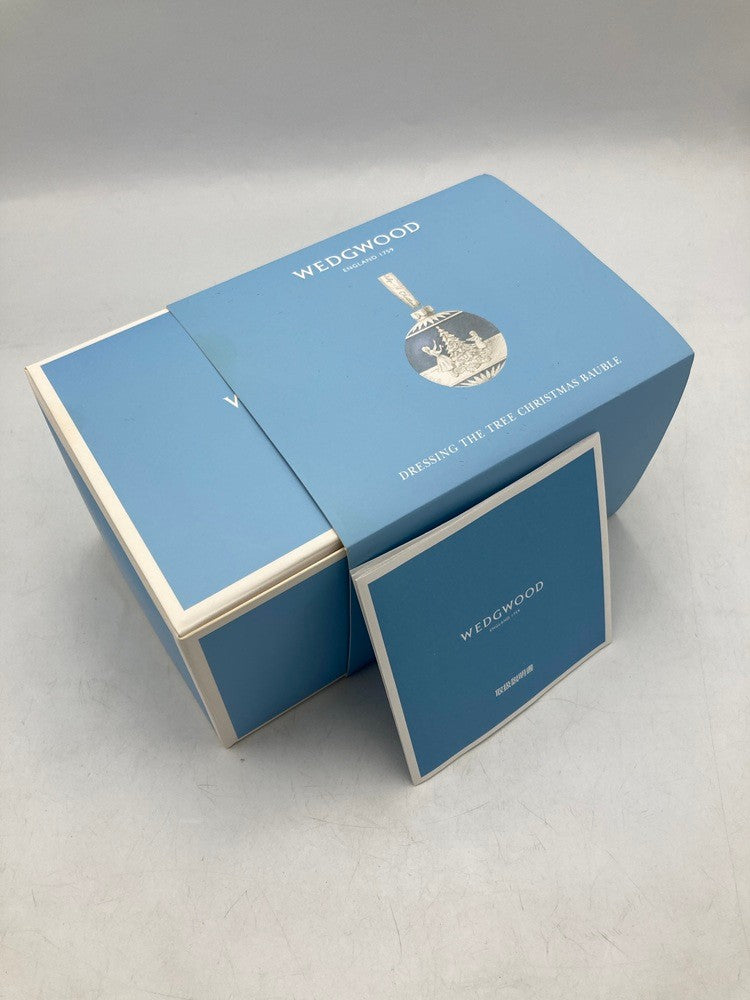 WEDGWOOD ウェッジウッド ホリデイ オーナメント DRESSING THE TREE CHRISTMAS BAUBLE 中古 D4