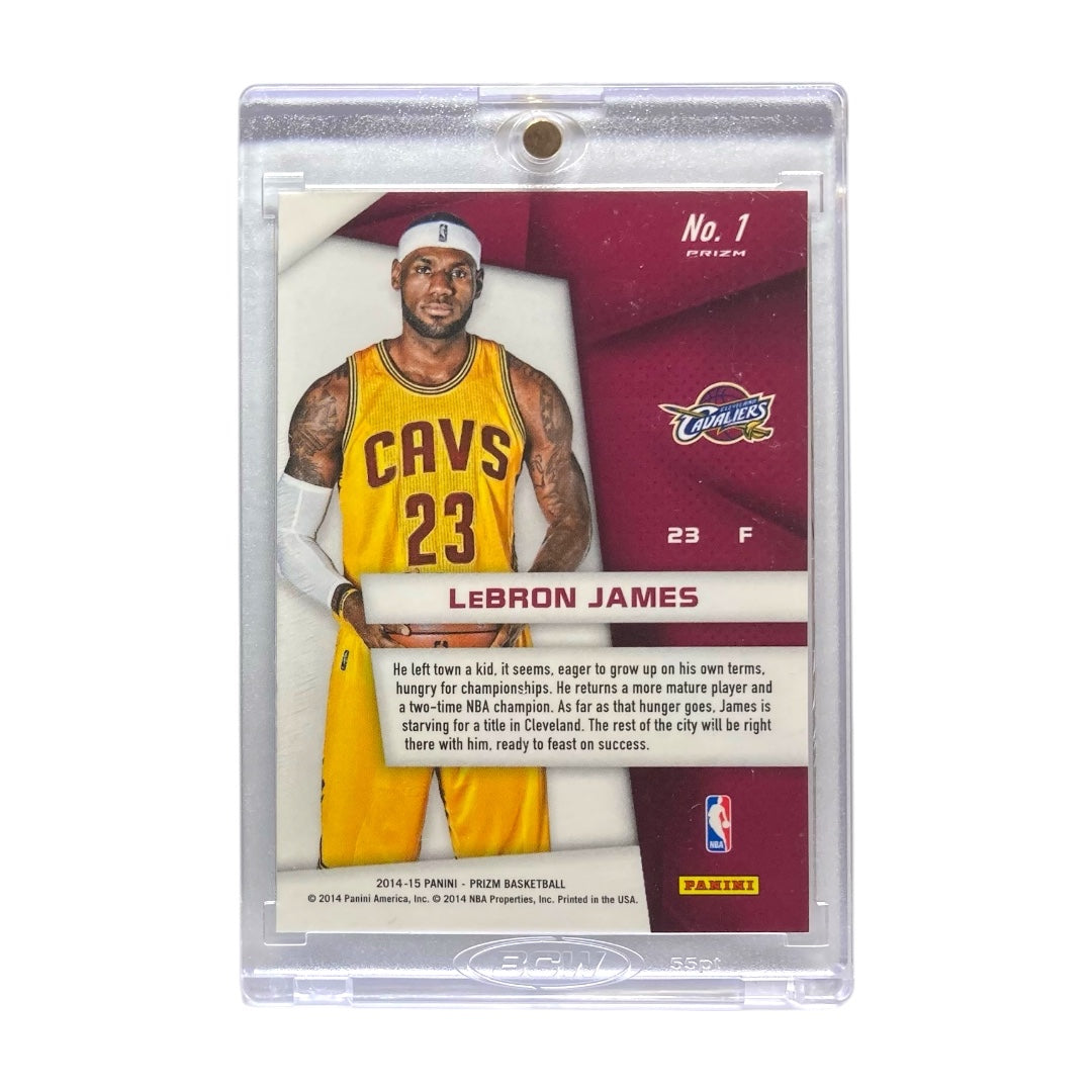 PANINI NBAカード PRIZM LEBRON JAMES CLEVELAND CAVALIERS #1 中古 IT2