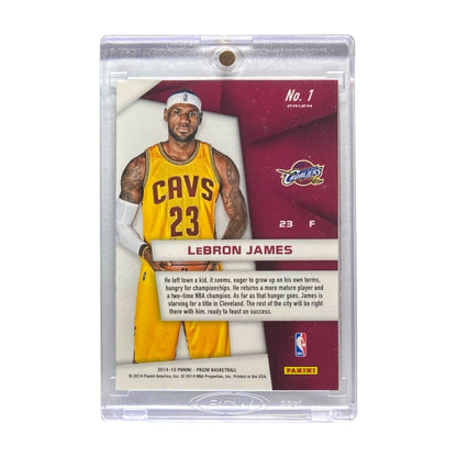 PANINI NBAカード PRIZM LEBRON JAMES CLEVELAND CAVALIERS #1 中古 IT2