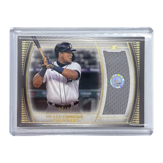 TOPPS MLBカード DEFINITIVE COLLECTION MIGUEL CABRERA DETROIT TIGERS 49/50 #DJR-MIG 中古 IT1