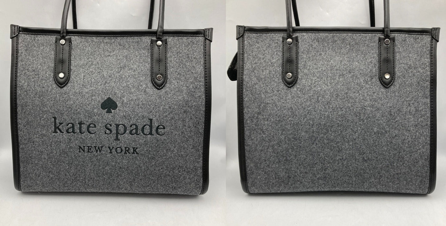kate spade ケイトスペード エラ フェルト トートバッグ 中古 D4