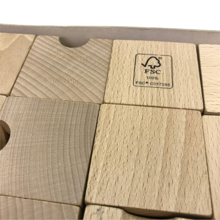 キュボロ (cuboro) キュボロ スタンダード 知育玩具 54ピース 中古 Y1